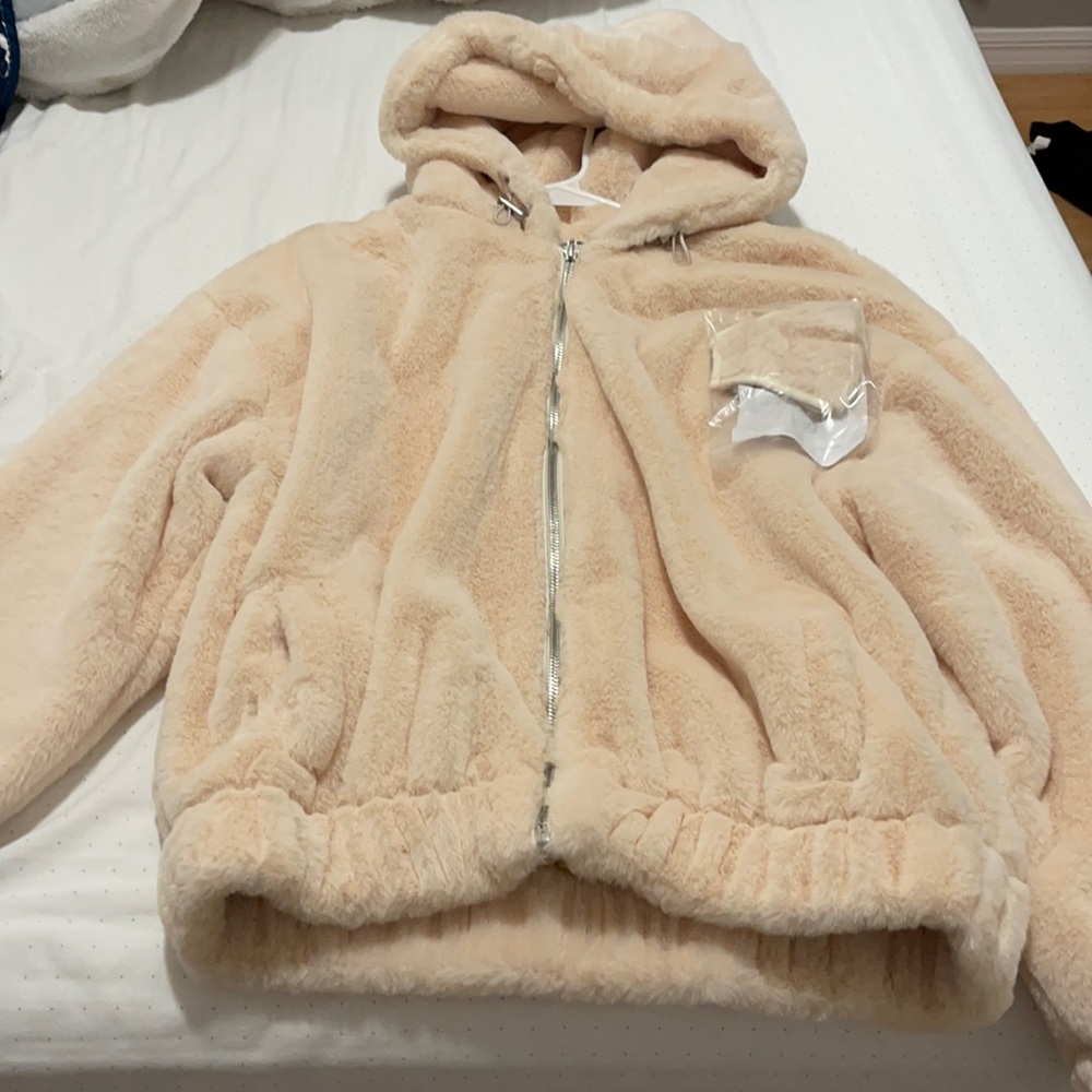 Teddy Bear Jacket with matching face mask